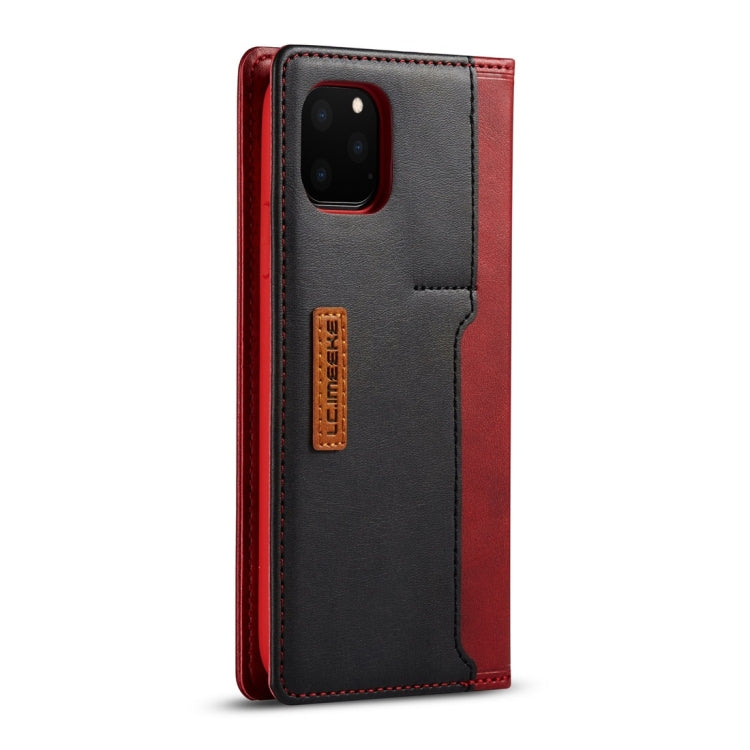 For iPhone 11 Pro LC.IMEEKE LC-001 Series PU + TPU Color Matching Frosted Horizontal Flip Leather Case with Holder & Card Slot