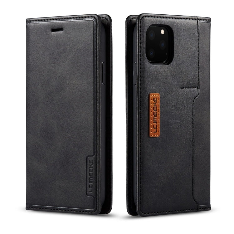 For iPhone 11 Pro Max LC.IMEEKE LC-001 Series PU + TPU Color Matching Frosted Horizontal Flip Leather Case with Holder & Card Slot