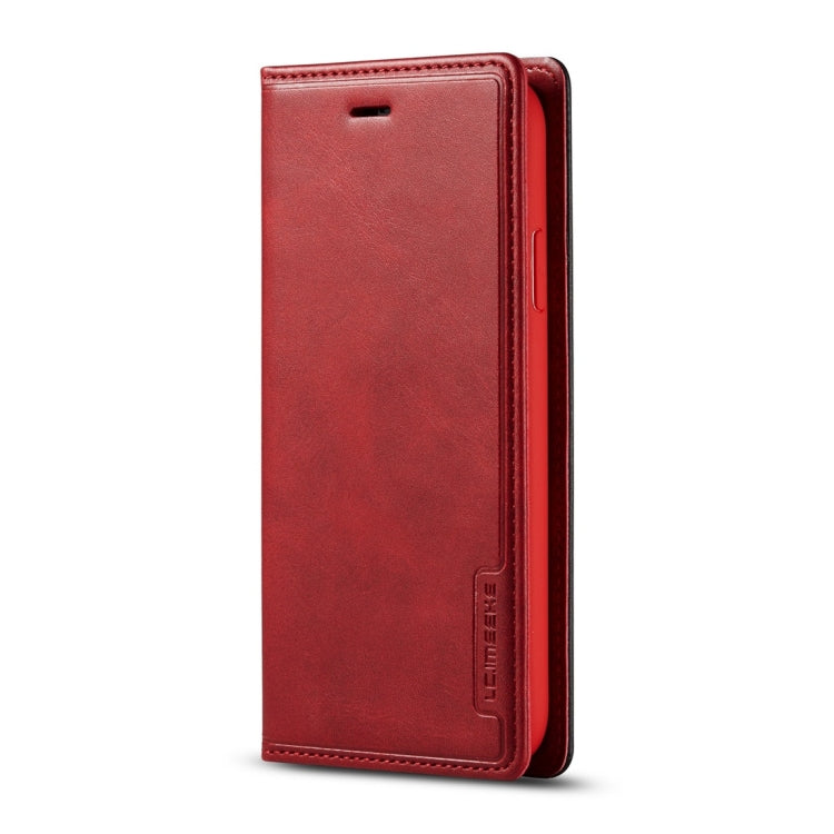 For iPhone 11 Pro Max LC.IMEEKE LC-001 Series PU + TPU Color Matching Frosted Horizontal Flip Leather Case with Holder & Card Slot