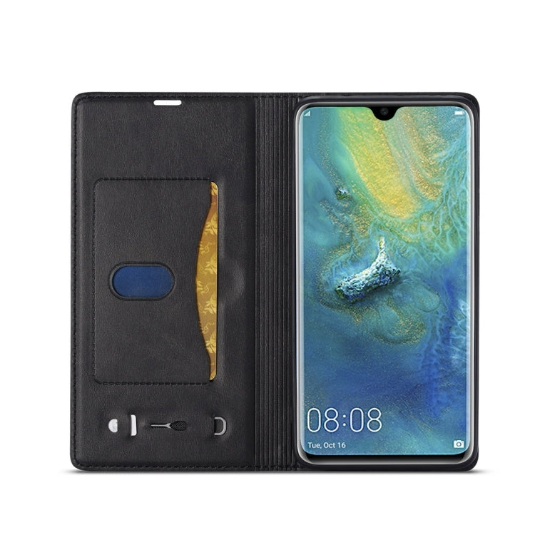 For Huawei Mate 20 LC.IMEEKE LC-001 Series PU + TPU Color Matching Frosted Horizontal Flip Leather Case with Holder & Card Slot