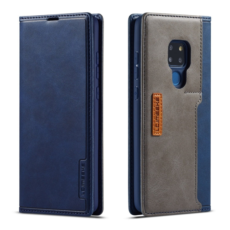 For Huawei Mate 20 LC.IMEEKE LC-001 Series PU + TPU Color Matching Frosted Horizontal Flip Leather Case with Holder & Card Slot