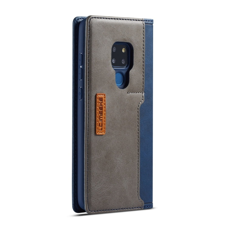 For Huawei Mate 20 LC.IMEEKE LC-001 Series PU + TPU Color Matching Frosted Horizontal Flip Leather Case with Holder & Card Slot