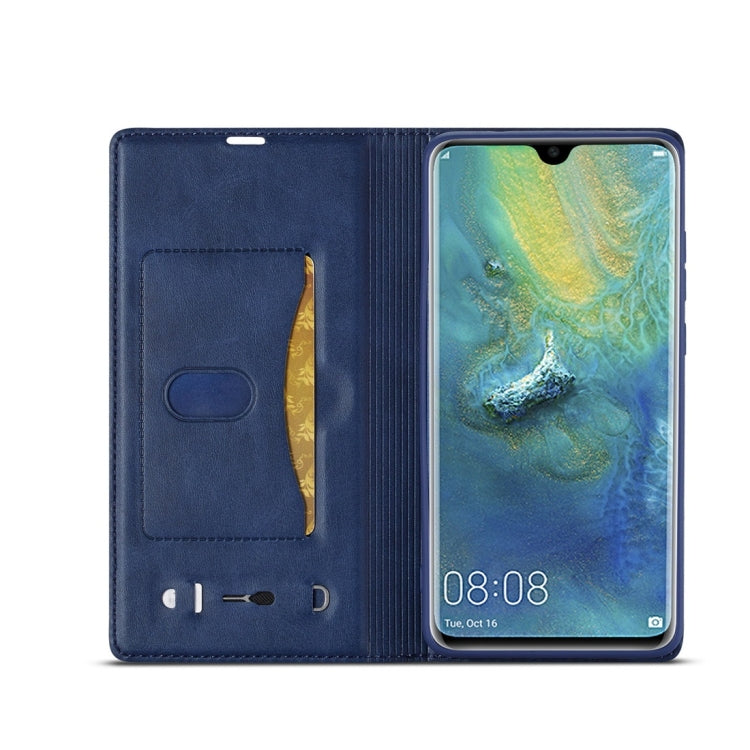 For Huawei Mate 20 LC.IMEEKE LC-001 Series PU + TPU Color Matching Frosted Horizontal Flip Leather Case with Holder & Card Slot