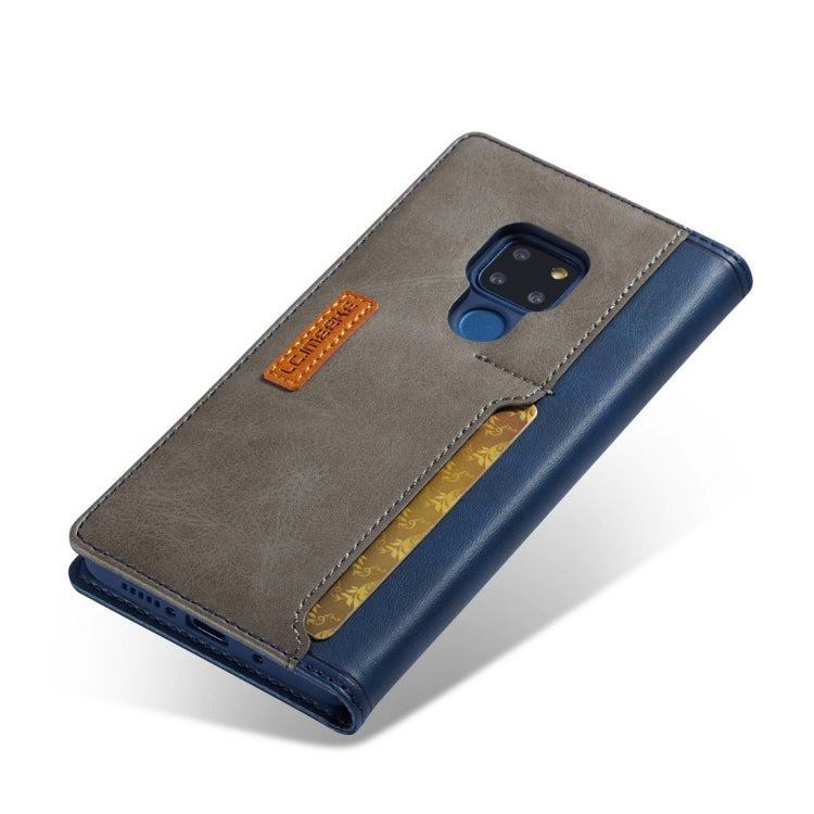 For Huawei Mate 20 LC.IMEEKE LC-001 Series PU + TPU Color Matching Frosted Horizontal Flip Leather Case with Holder & Card Slot
