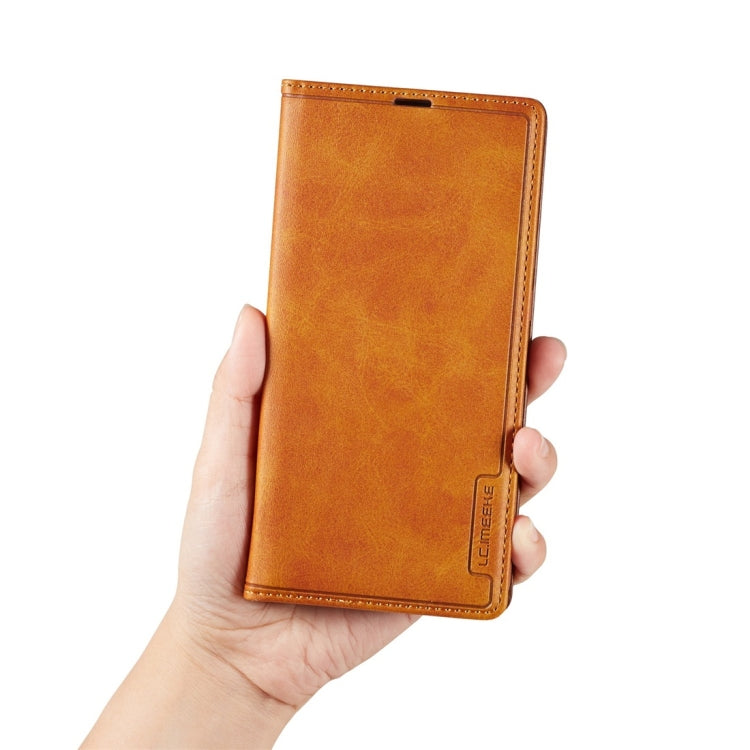 For Huawei Mate 20 LC.IMEEKE LC-001 Series PU + TPU Color Matching Frosted Horizontal Flip Leather Case with Holder & Card Slot