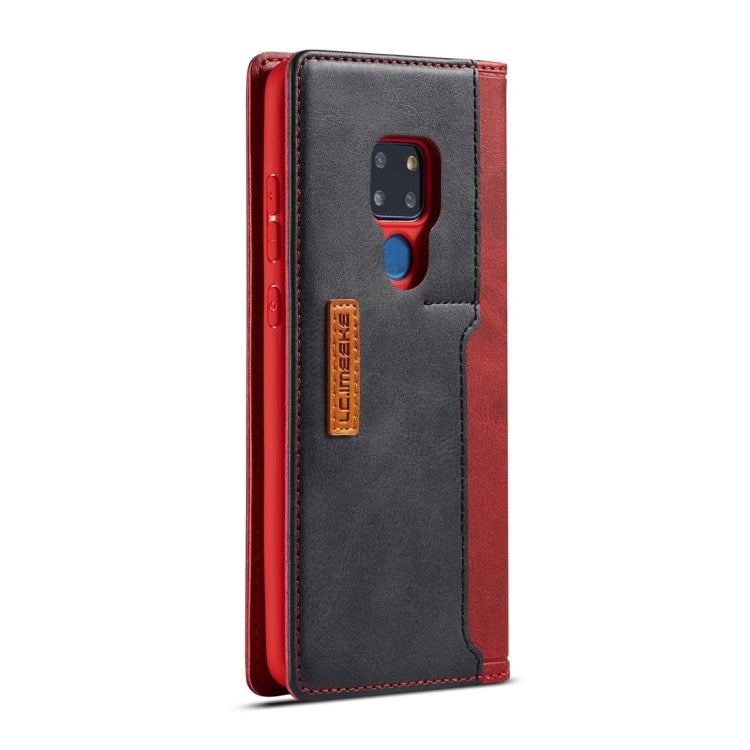 For Huawei Mate 20 LC.IMEEKE LC-001 Series PU + TPU Color Matching Frosted Horizontal Flip Leather Case with Holder & Card Slot