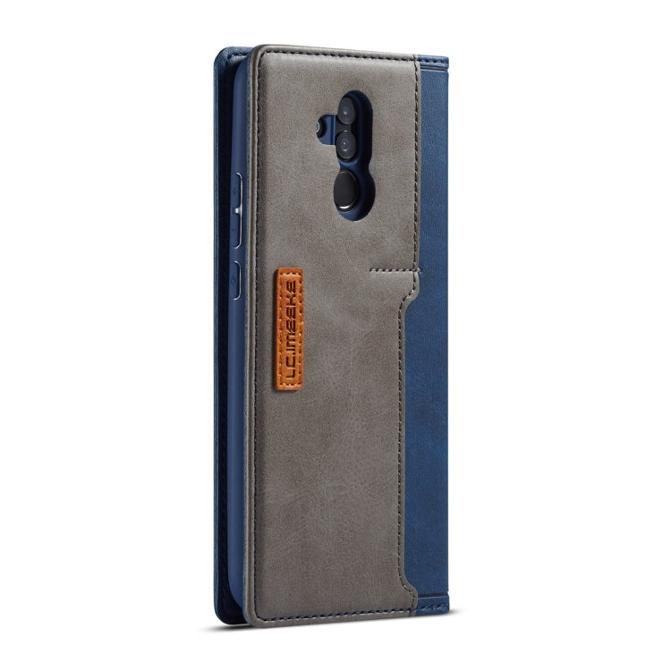 For Huawei Mate 20 Lite LC.IMEEKE LC-001 Series PU + TPU Color Matching Frosted Horizontal Flip Leather Case with Holder & Card Slot