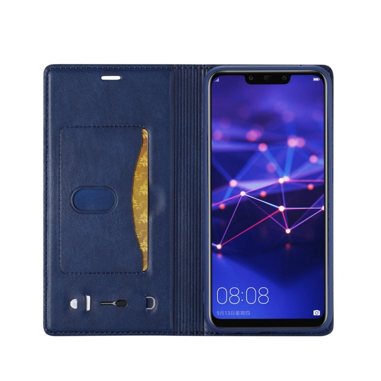For Huawei Mate 20 Lite LC.IMEEKE LC-001 Series PU + TPU Color Matching Frosted Horizontal Flip Leather Case with Holder & Card Slot
