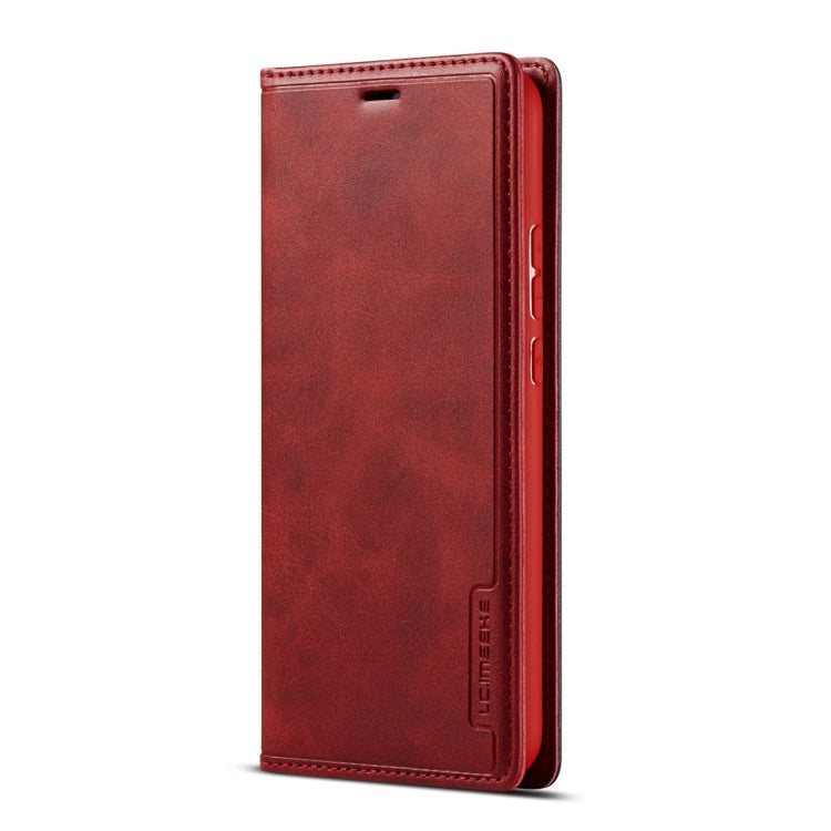 For Huawei Mate 20 Lite LC.IMEEKE LC-001 Series PU + TPU Color Matching Frosted Horizontal Flip Leather Case with Holder & Card Slot