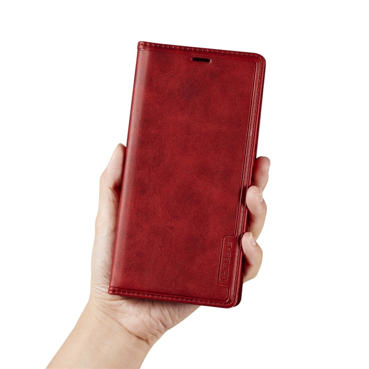 For Huawei Mate 20 Lite LC.IMEEKE LC-001 Series PU + TPU Color Matching Frosted Horizontal Flip Leather Case with Holder & Card Slot
