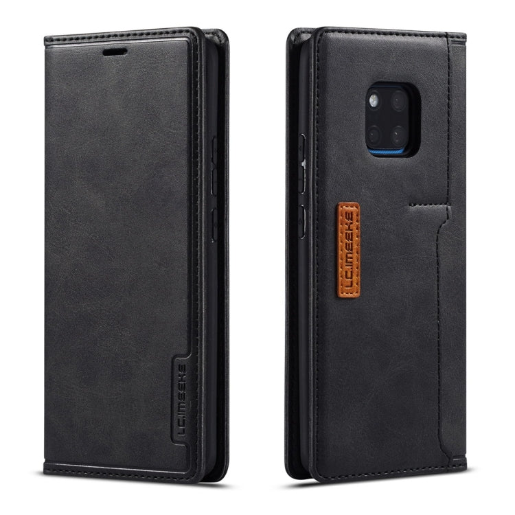 For Huawei Mate 20 Pro LC.IMEEKE LC-001 Series PU + TPU Color Matching Frosted Horizontal Flip Leather Case with Holder & Card Slot
