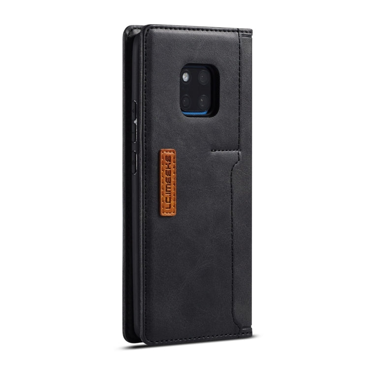 For Huawei Mate 20 Pro LC.IMEEKE LC-001 Series PU + TPU Color Matching Frosted Horizontal Flip Leather Case with Holder & Card Slot