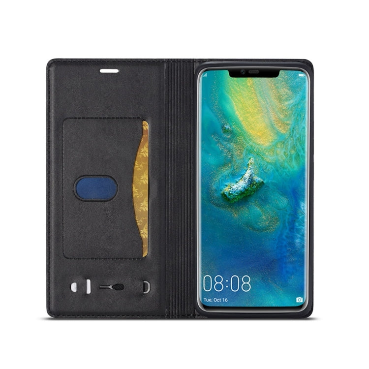 For Huawei Mate 20 Pro LC.IMEEKE LC-001 Series PU + TPU Color Matching Frosted Horizontal Flip Leather Case with Holder & Card Slot