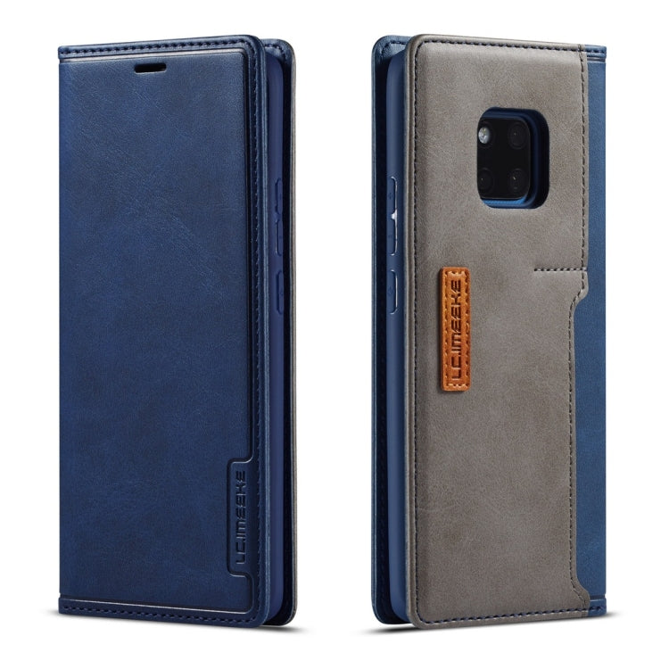 For Huawei Mate 20 Pro LC.IMEEKE LC-001 Series PU + TPU Color Matching Frosted Horizontal Flip Leather Case with Holder & Card Slot