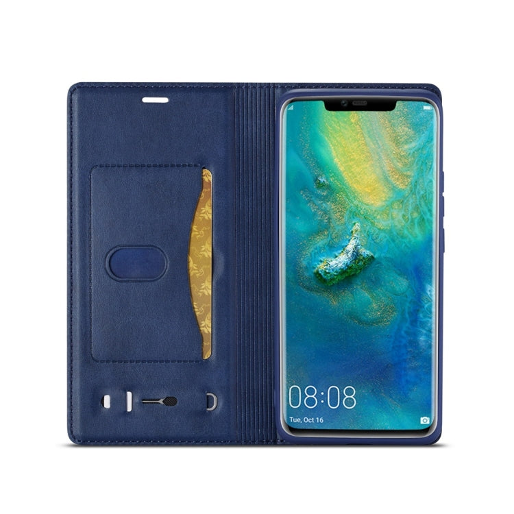 For Huawei Mate 20 Pro LC.IMEEKE LC-001 Series PU + TPU Color Matching Frosted Horizontal Flip Leather Case with Holder & Card Slot
