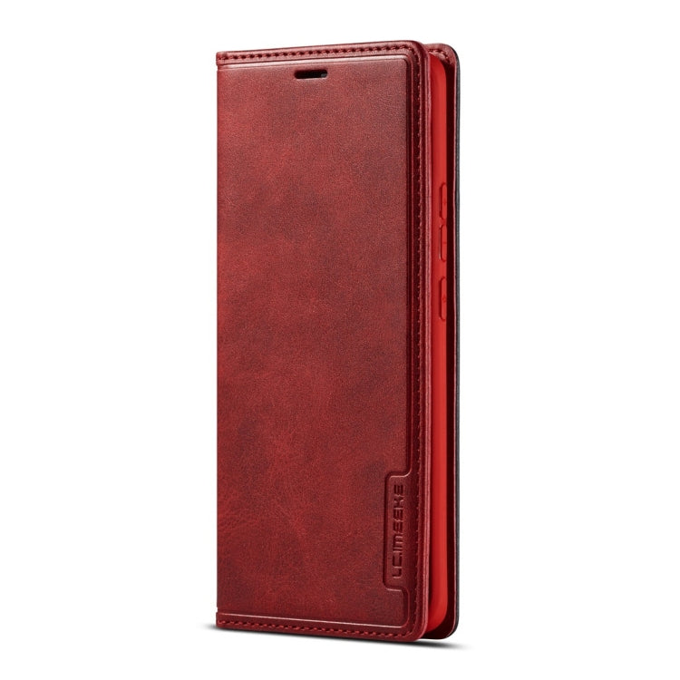 For Huawei Mate 20 Pro LC.IMEEKE LC-001 Series PU + TPU Color Matching Frosted Horizontal Flip Leather Case with Holder & Card Slot