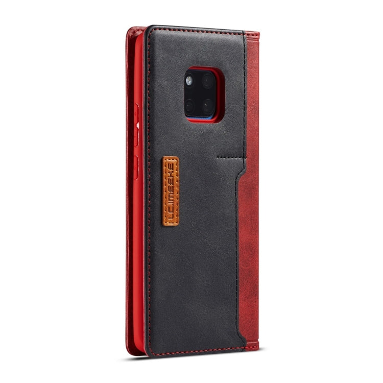For Huawei Mate 20 Pro LC.IMEEKE LC-001 Series PU + TPU Color Matching Frosted Horizontal Flip Leather Case with Holder & Card Slot