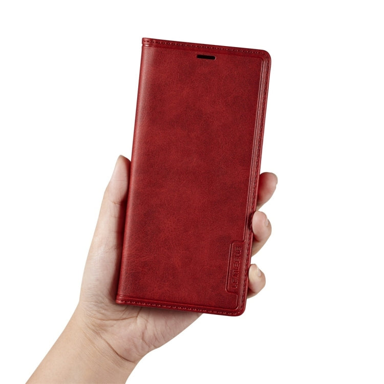 For Huawei Mate 20 Pro LC.IMEEKE LC-001 Series PU + TPU Color Matching Frosted Horizontal Flip Leather Case with Holder & Card Slot