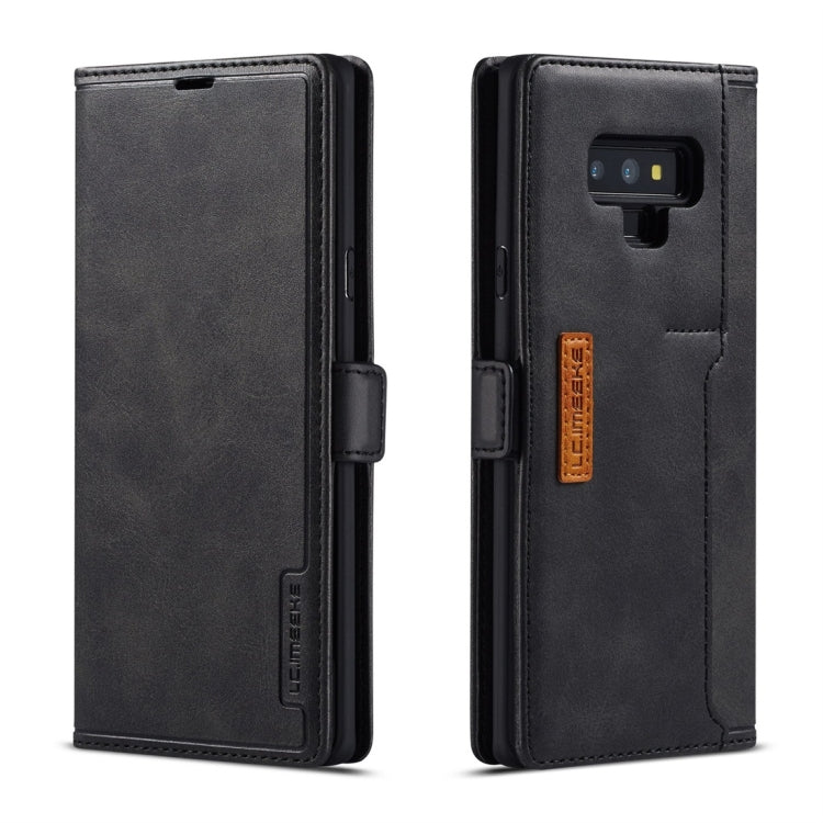 For Galaxy Note 9 LC.IMEEKE LC-001 Series PU + TPU Color Matching Frosted Horizontal Flip Leather Case with Holder & Card Slot