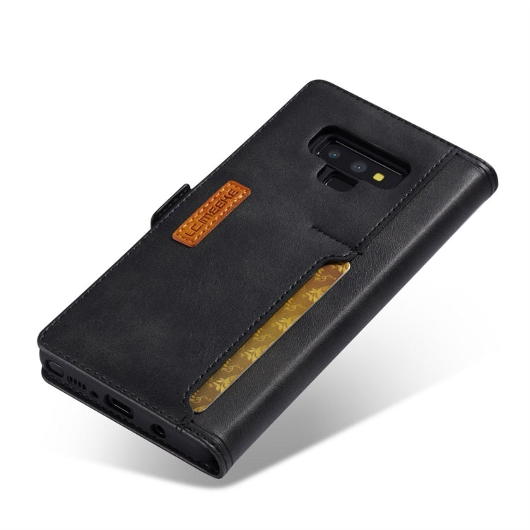 For Galaxy Note 9 LC.IMEEKE LC-001 Series PU + TPU Color Matching Frosted Horizontal Flip Leather Case with Holder & Card Slot