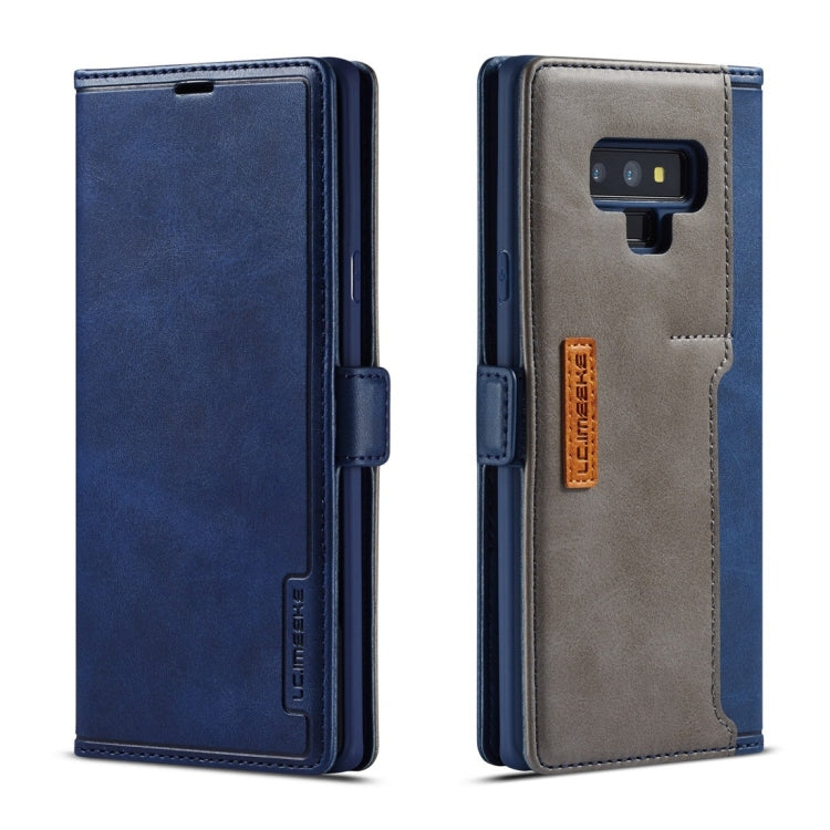 For Galaxy Note 9 LC.IMEEKE LC-001 Series PU + TPU Color Matching Frosted Horizontal Flip Leather Case with Holder & Card Slot