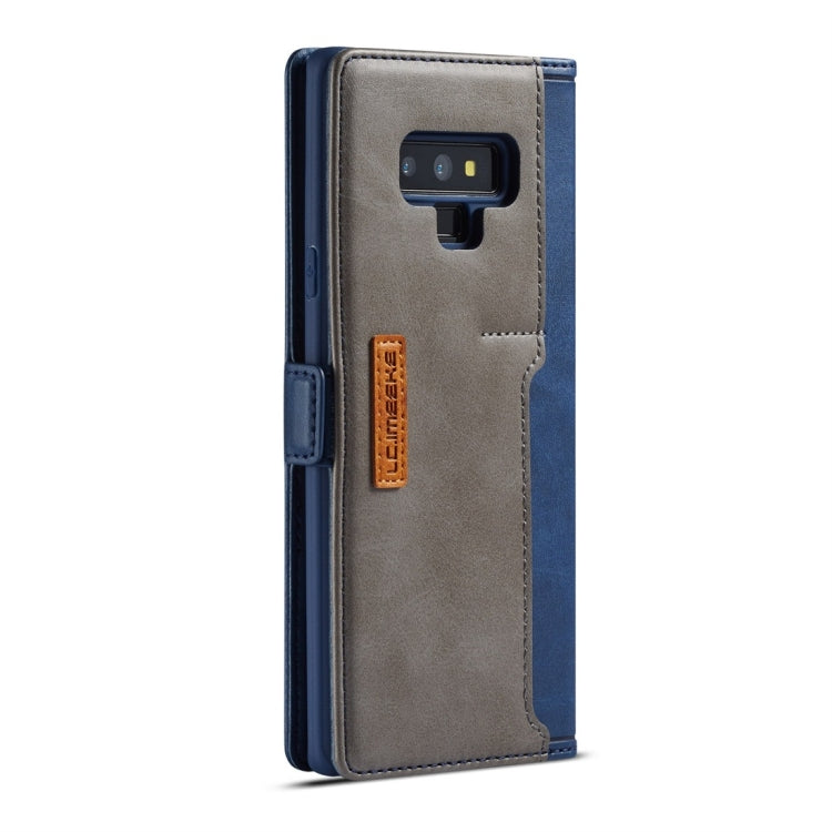 For Galaxy Note 9 LC.IMEEKE LC-001 Series PU + TPU Color Matching Frosted Horizontal Flip Leather Case with Holder & Card Slot