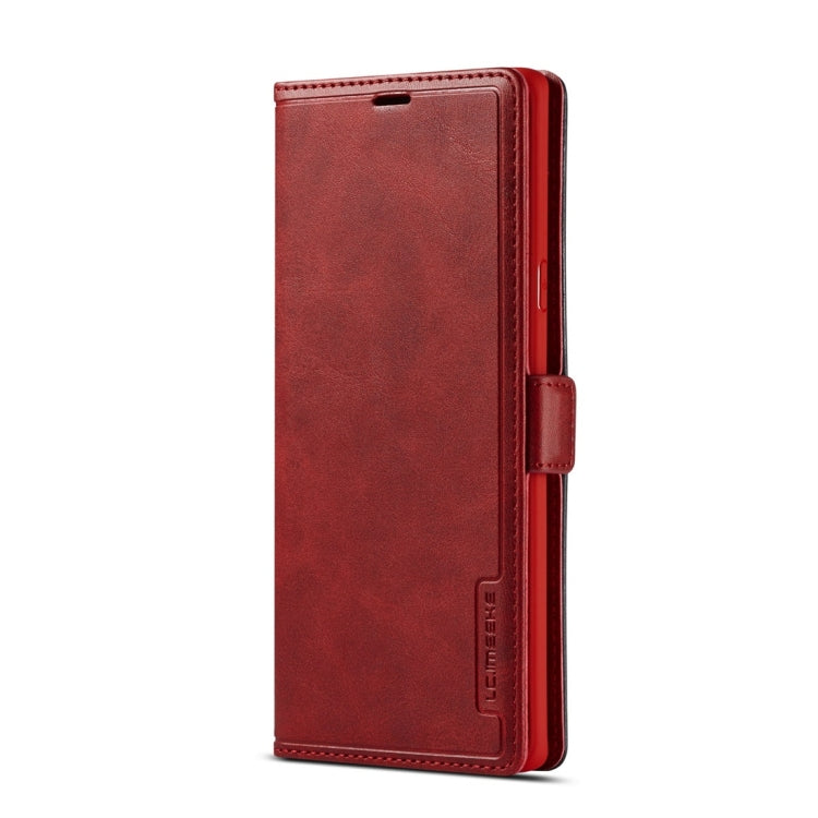 For Galaxy Note 9 LC.IMEEKE LC-001 Series PU + TPU Color Matching Frosted Horizontal Flip Leather Case with Holder & Card Slot