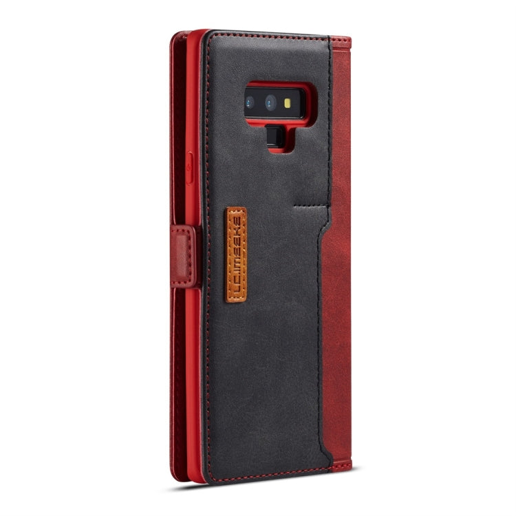 For Galaxy Note 9 LC.IMEEKE LC-001 Series PU + TPU Color Matching Frosted Horizontal Flip Leather Case with Holder & Card Slot