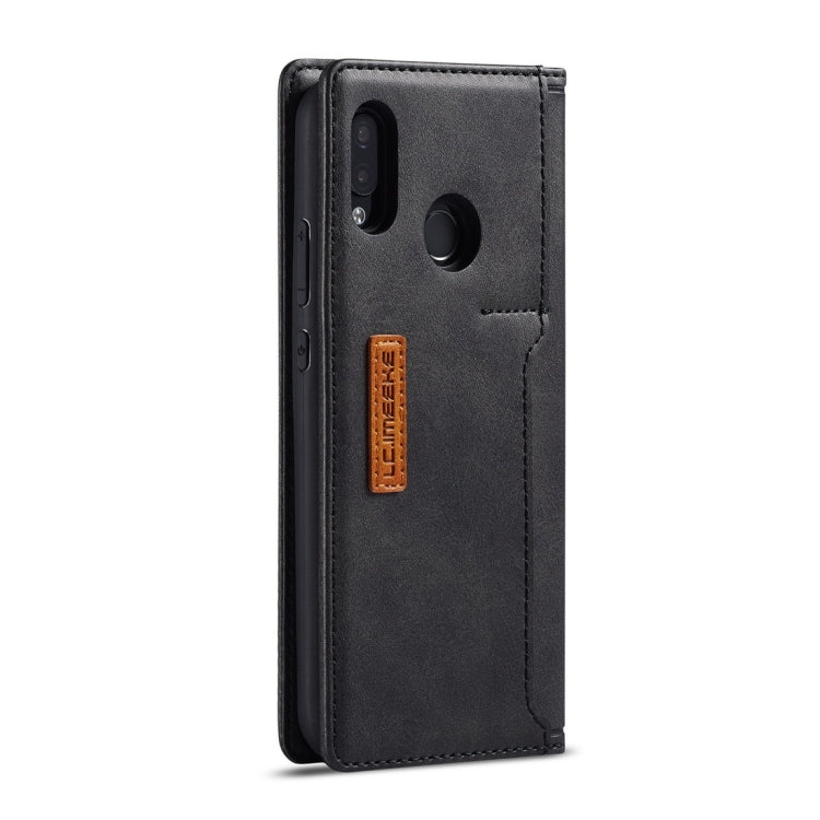 For Huawei P20 Lite LC.IMEEKE LC-001 Series PU + TPU Color Matching Frosted Horizontal Flip Leather Case with Holder & Card Slot