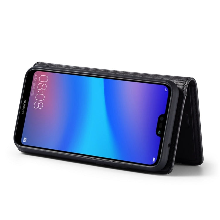 For Huawei P20 Lite LC.IMEEKE LC-001 Series PU + TPU Color Matching Frosted Horizontal Flip Leather Case with Holder & Card Slot