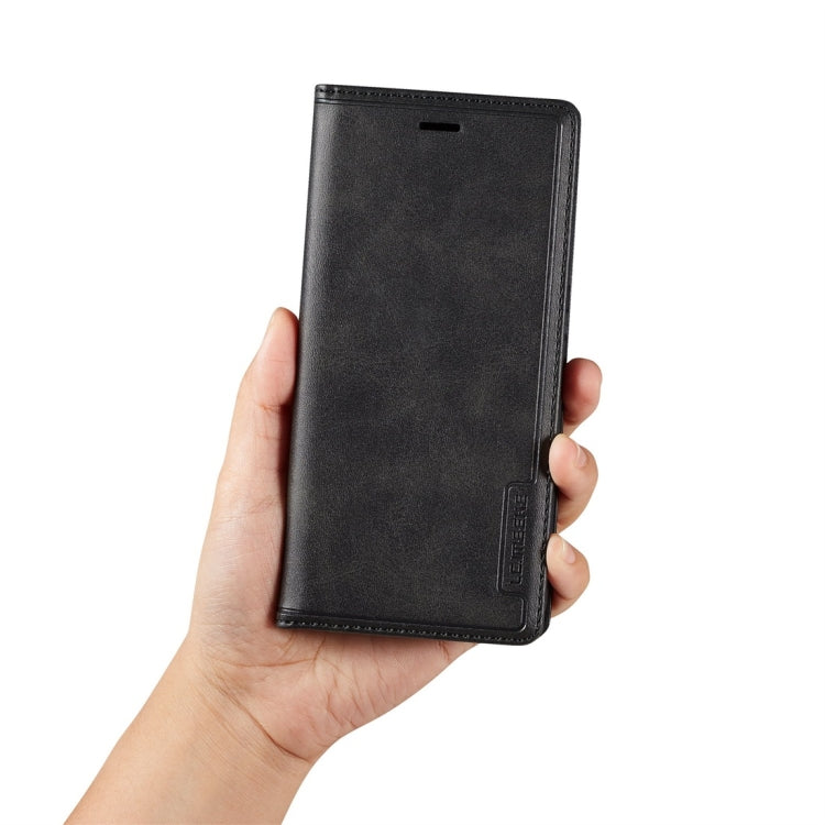 For Huawei P20 Lite LC.IMEEKE LC-001 Series PU + TPU Color Matching Frosted Horizontal Flip Leather Case with Holder & Card Slot