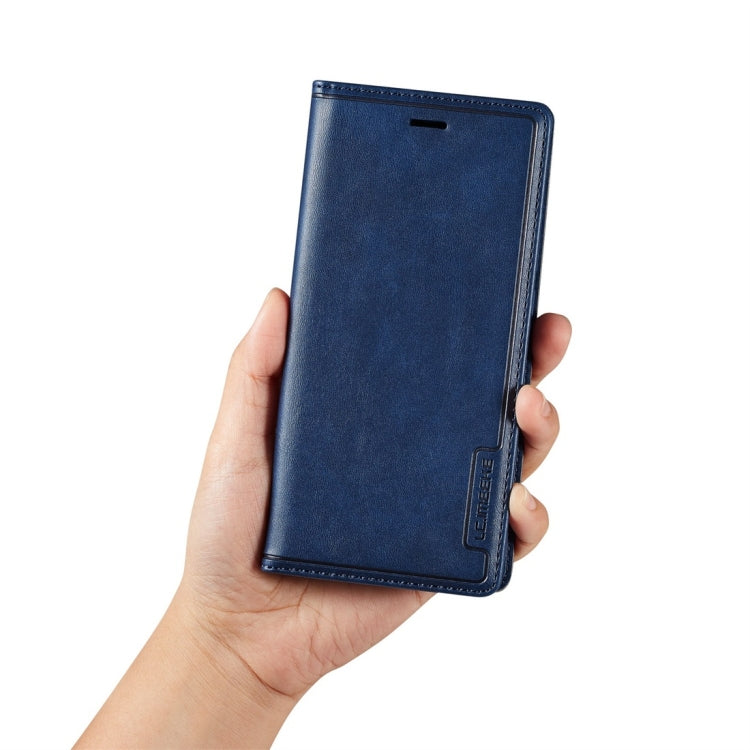 For Huawei P20 Lite LC.IMEEKE LC-001 Series PU + TPU Color Matching Frosted Horizontal Flip Leather Case with Holder & Card Slot