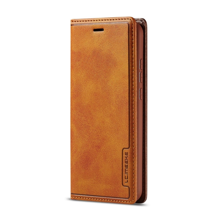 For Huawei P20 Lite LC.IMEEKE LC-001 Series PU + TPU Color Matching Frosted Horizontal Flip Leather Case with Holder & Card Slot