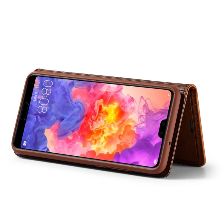 For Huawei P20 LC.IMEEKE LC-001 Series PU + TPU Color Matching Frosted Horizontal Flip Leather Case with Holder & Card Slot