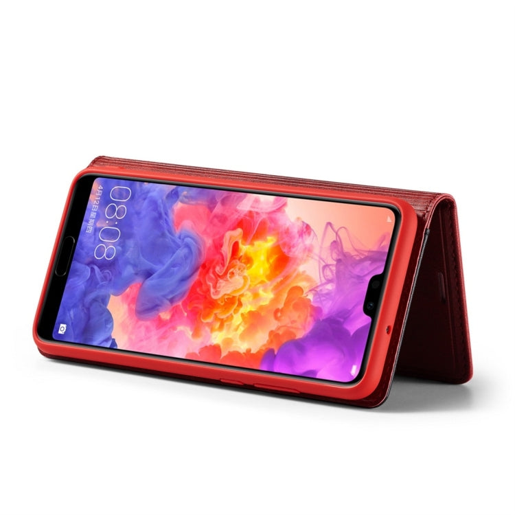 For Huawei P20 LC.IMEEKE LC-001 Series PU + TPU Color Matching Frosted Horizontal Flip Leather Case with Holder & Card Slot