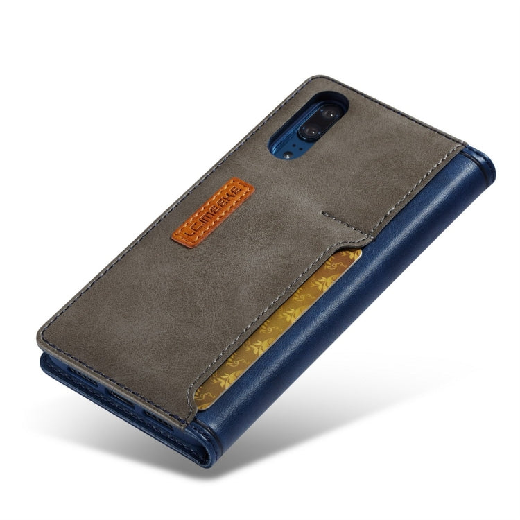 For Huawei P20 Pro LC.IMEEKE LC-001 Series PU + TPU Color Matching Frosted Horizontal Flip Leather Case with Holder & Card Slot