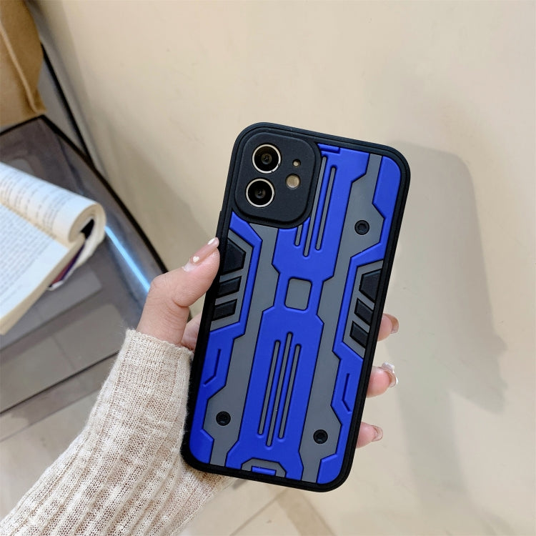 For iPhone 12 Armor Matte PC + TPU Shockproof Case