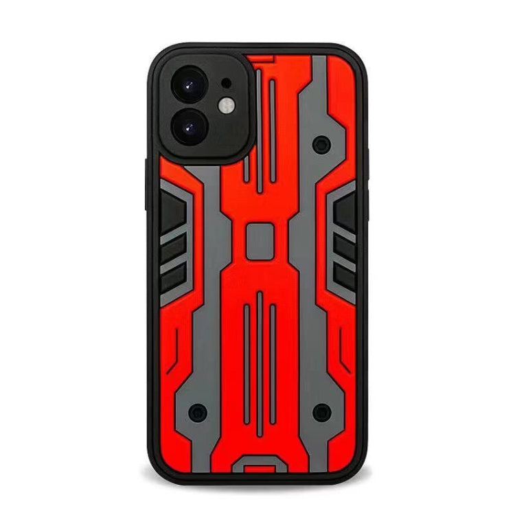 For iPhone 12 Armor Matte PC + TPU Shockproof Case