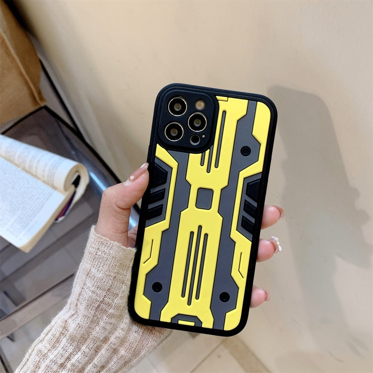For iPhone 12 Armor Matte PC + TPU Shockproof Case