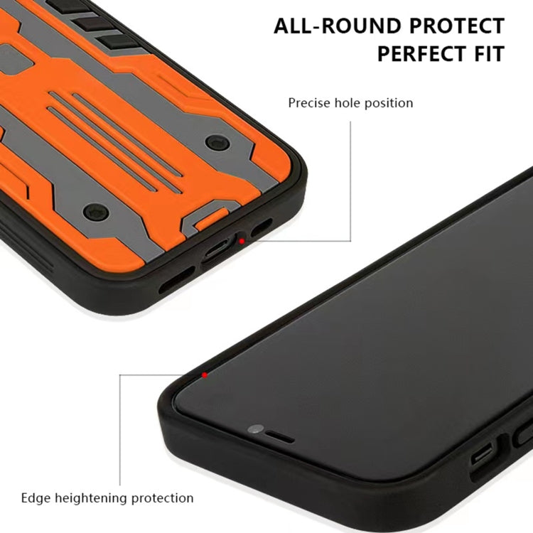 For iPhone 12 Pro Max Armor Matte PC + TPU Shockproof Case