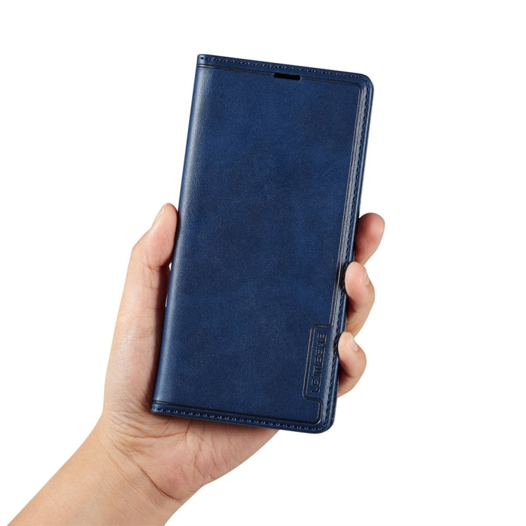 For Huawei P30 LC.IMEEKE LC-001 Series PU + TPU Color Matching Frosted Horizontal Flip Leather Case with Holder & Card Slot