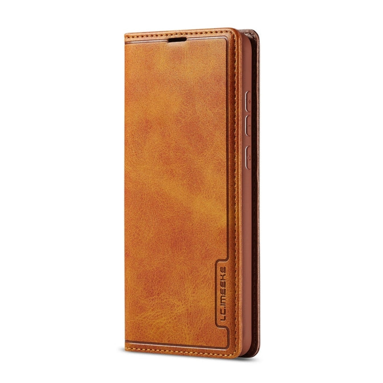 For Huawei P30 LC.IMEEKE LC-001 Series PU + TPU Color Matching Frosted Horizontal Flip Leather Case with Holder & Card Slot