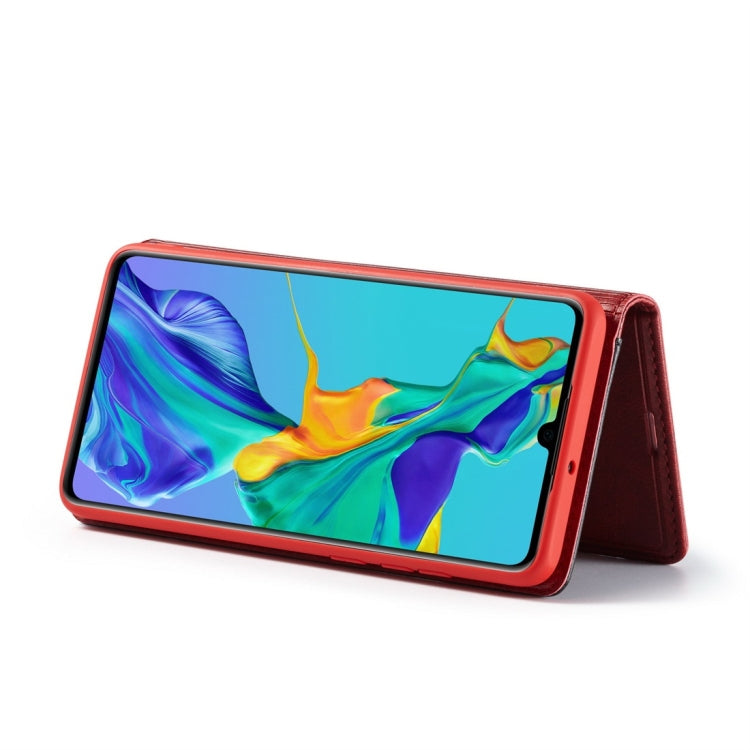 For Huawei P30 LC.IMEEKE LC-001 Series PU + TPU Color Matching Frosted Horizontal Flip Leather Case with Holder & Card Slot