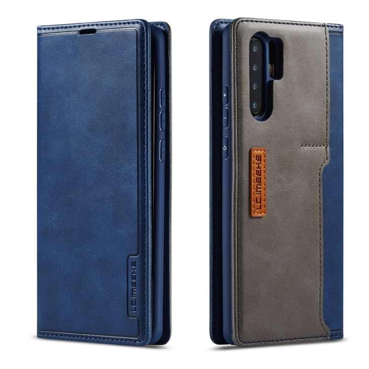 For Huawei P30 Pro LC.IMEEKE LC-001 Series PU + TPU Color Matching Frosted Horizontal Flip Leather Case with Holder & Card Slot