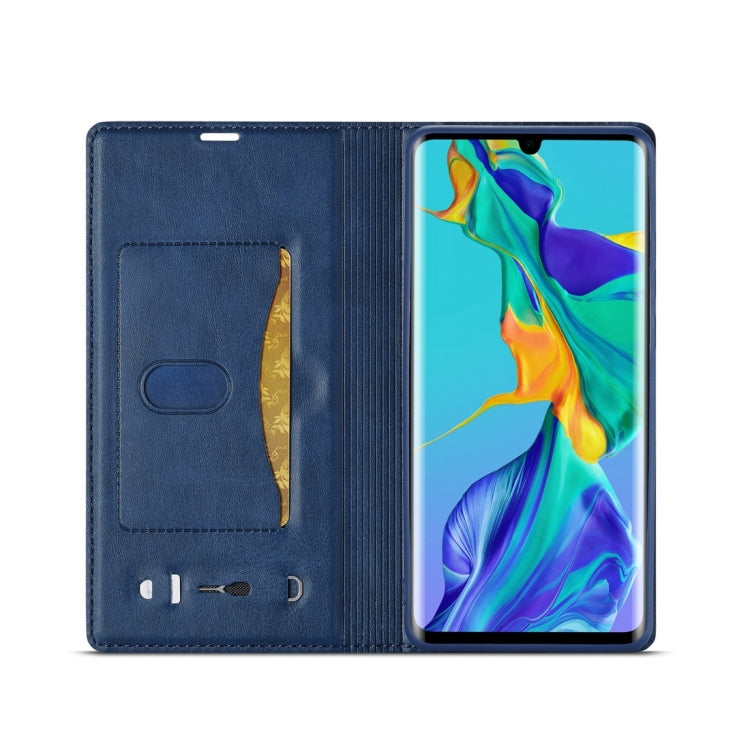 For Huawei P30 Pro LC.IMEEKE LC-001 Series PU + TPU Color Matching Frosted Horizontal Flip Leather Case with Holder & Card Slot
