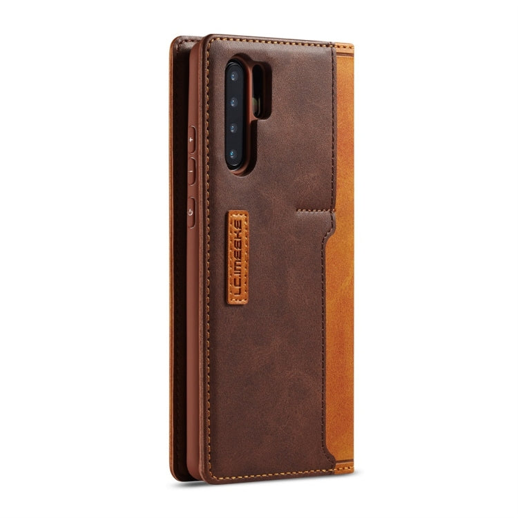 For Huawei P30 Pro LC.IMEEKE LC-001 Series PU + TPU Color Matching Frosted Horizontal Flip Leather Case with Holder & Card Slot