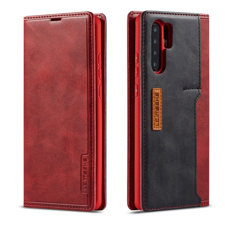For Huawei P30 Pro LC.IMEEKE LC-001 Series PU + TPU Color Matching Frosted Horizontal Flip Leather Case with Holder & Card Slot