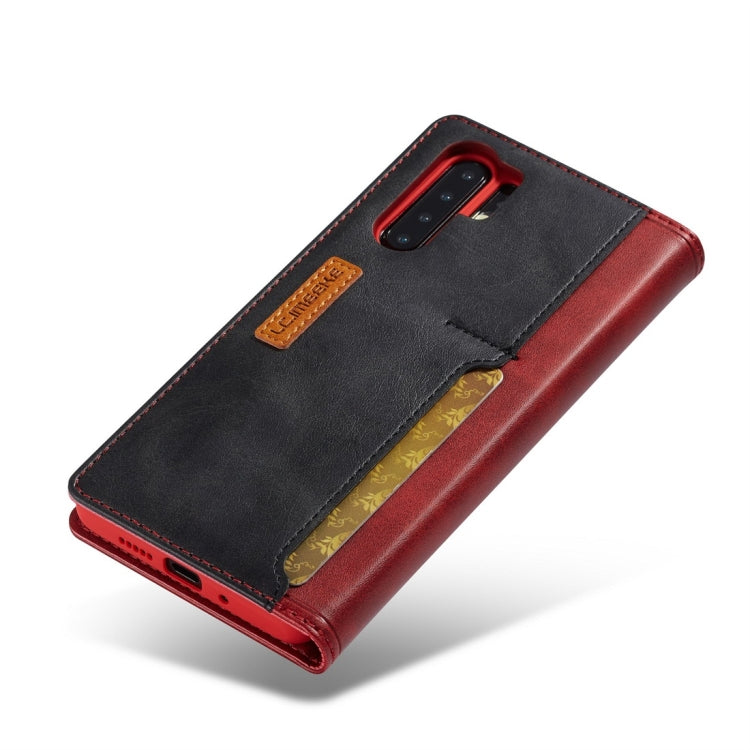 For Huawei P30 Pro LC.IMEEKE LC-001 Series PU + TPU Color Matching Frosted Horizontal Flip Leather Case with Holder & Card Slot