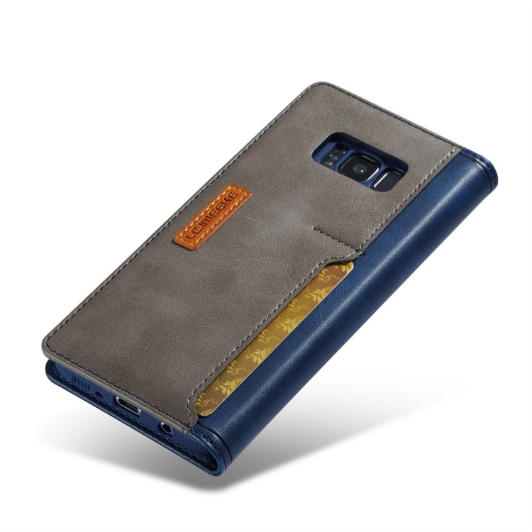 For Galaxy S8 LC.IMEEKE LC-001 Series PU + TPU Color Matching Frosted Horizontal Flip Leather Case with Holder & Card Slot
