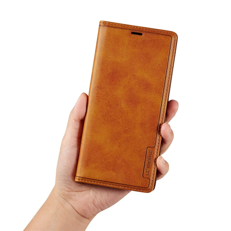 For Galaxy S8 LC.IMEEKE LC-001 Series PU + TPU Color Matching Frosted Horizontal Flip Leather Case with Holder & Card Slot
